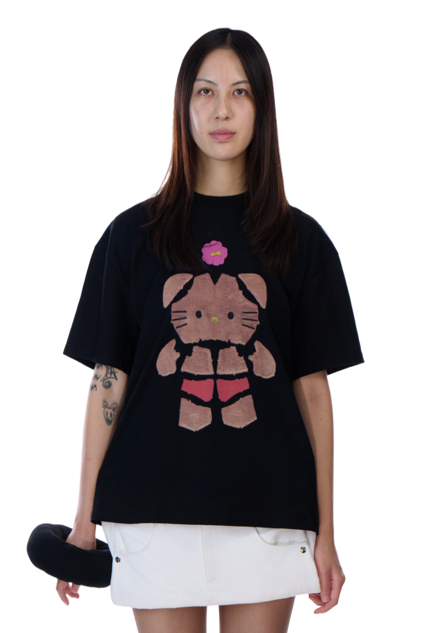 Dismantle Hello Kitty T-shirt Black