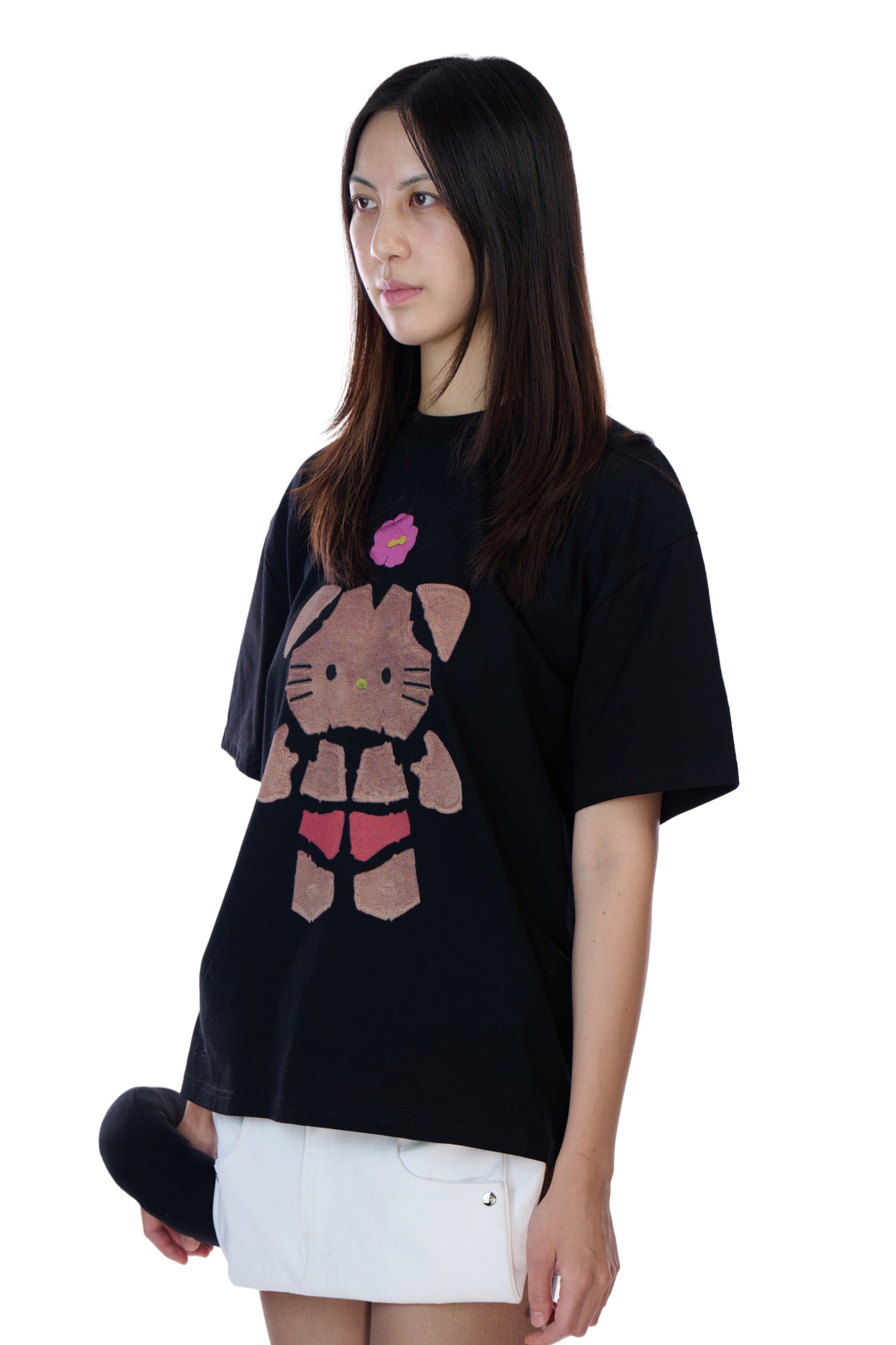 Dismantle Hello Kitty T-shirt Black