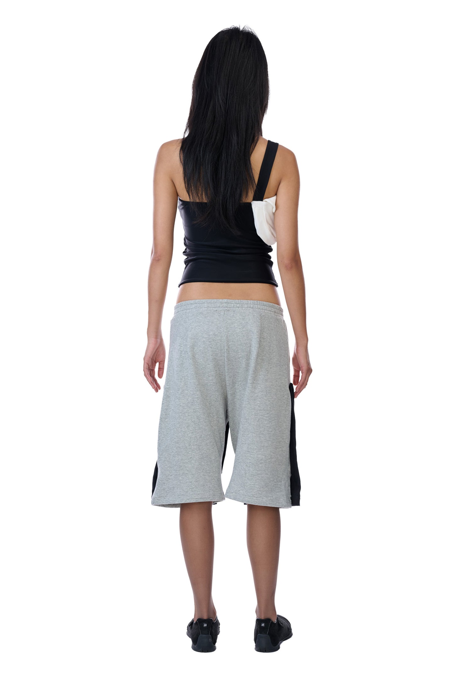 Folded Jeans On Shorts