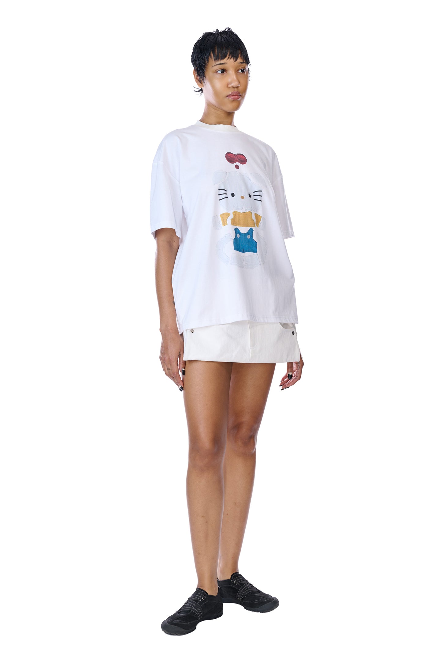 Dismantle Hello Kitty T-shirt White