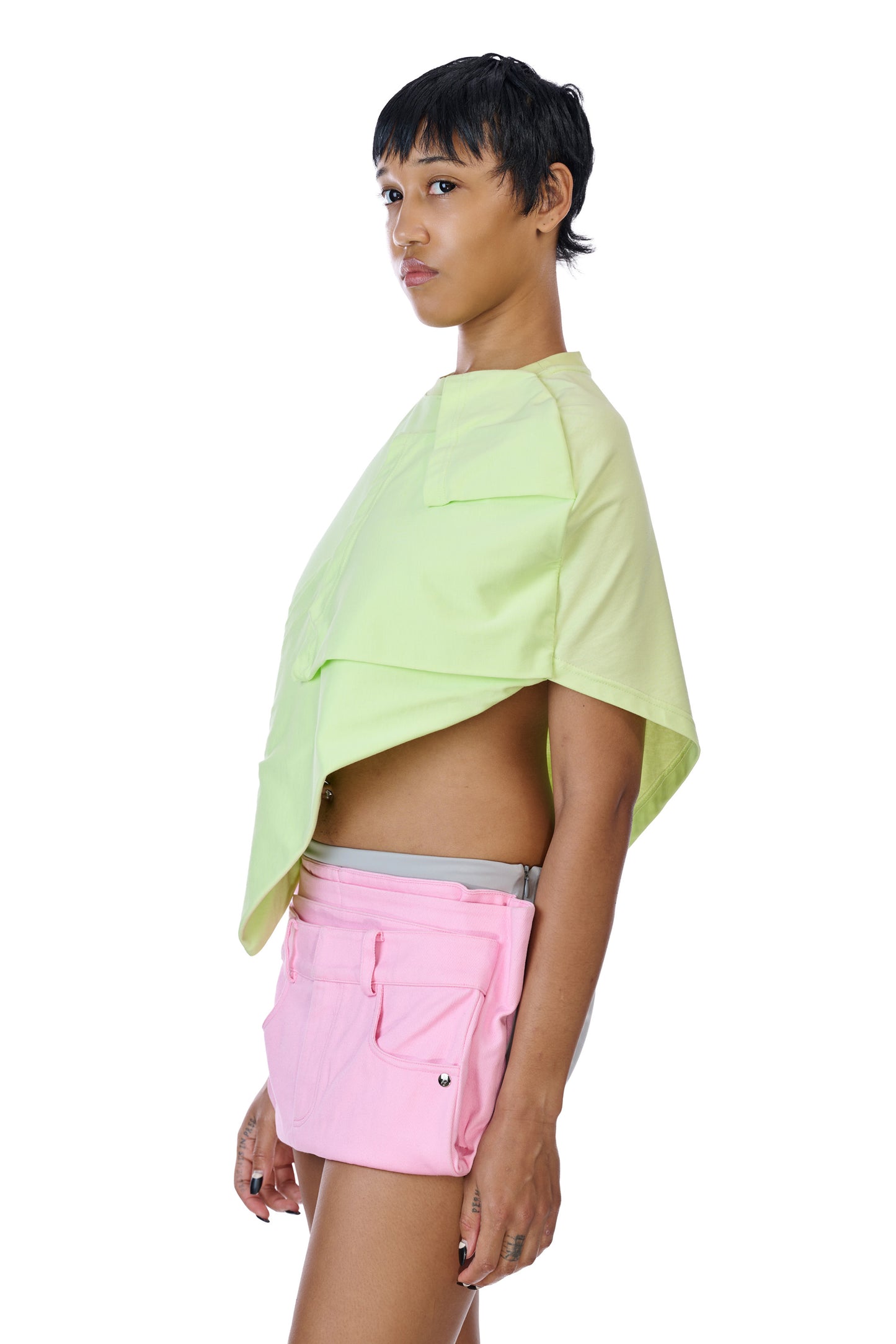 Folded Mini Skirt