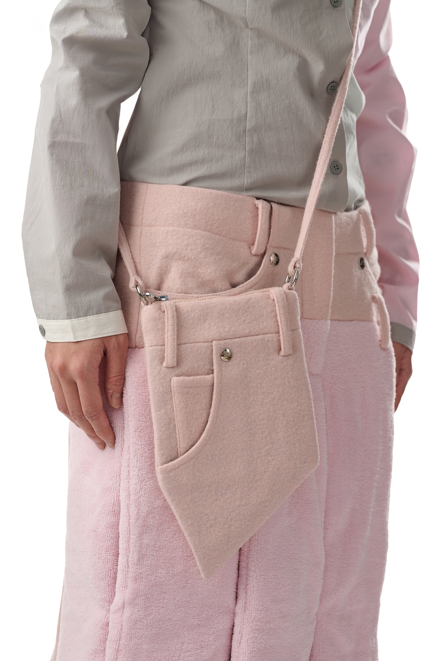 Pocket Bag Pink Waistband Pocket