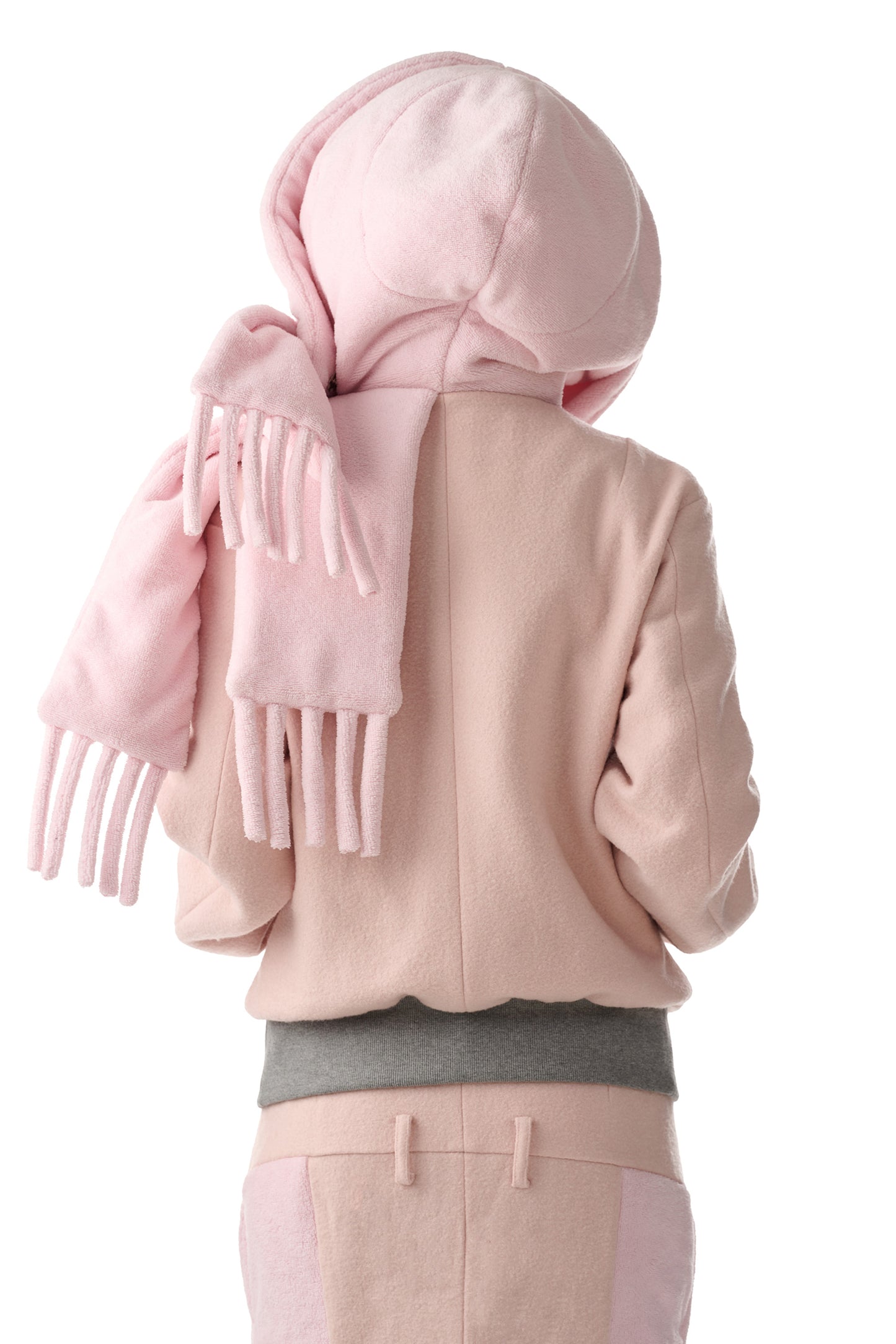 Towel Scarf Hoodie Bomber