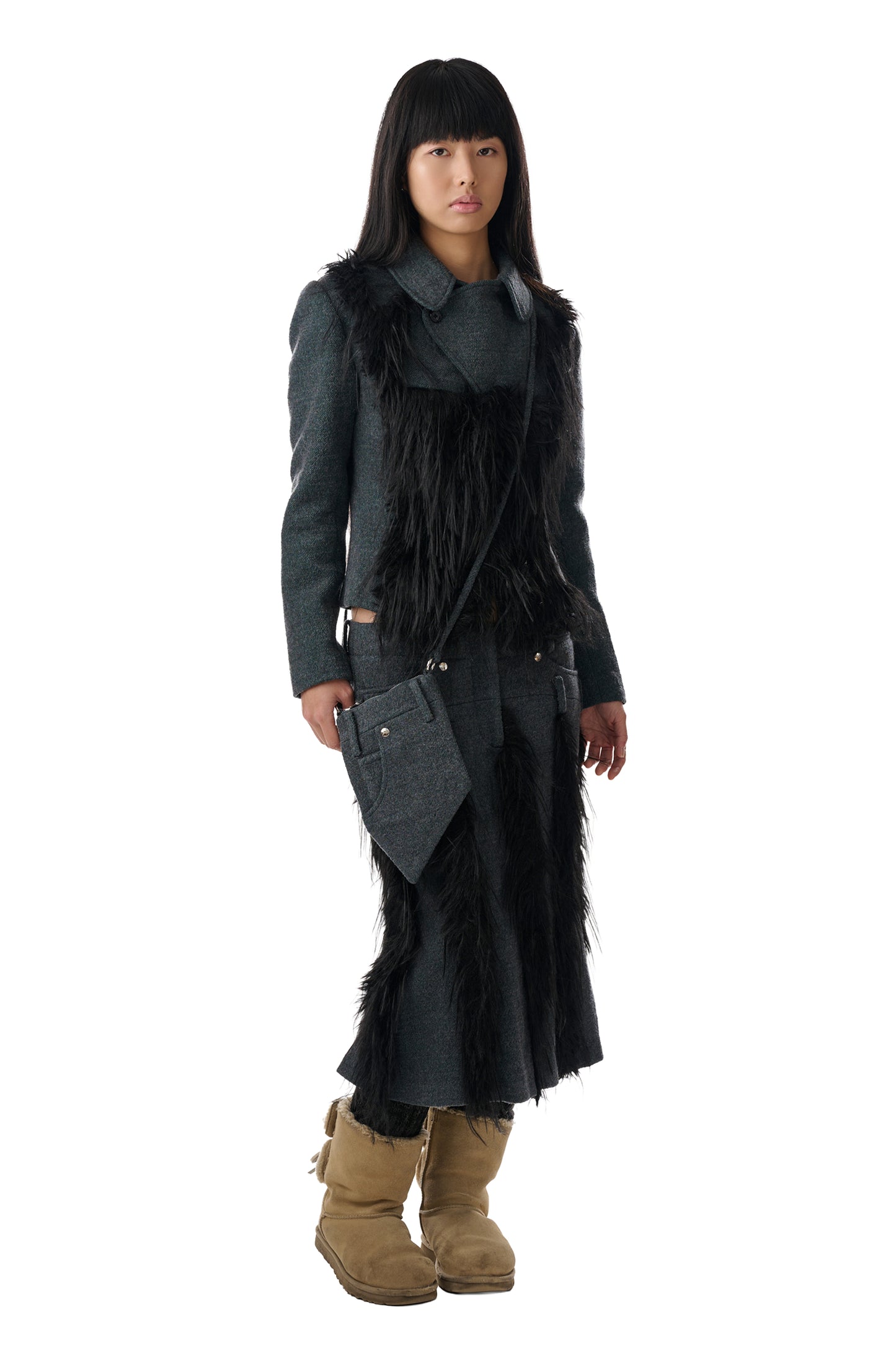 Shadowy Line Skirt