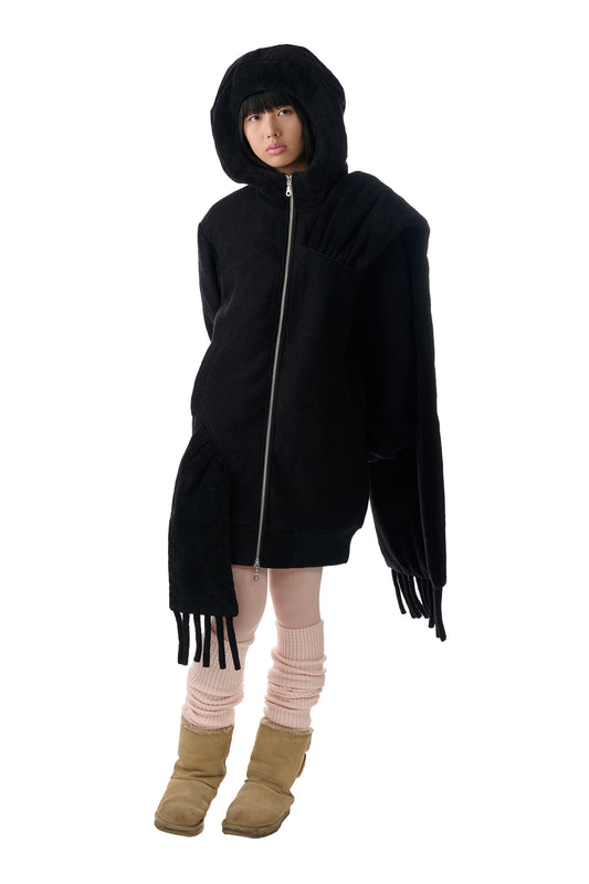 Towel Scarf Long Bomber