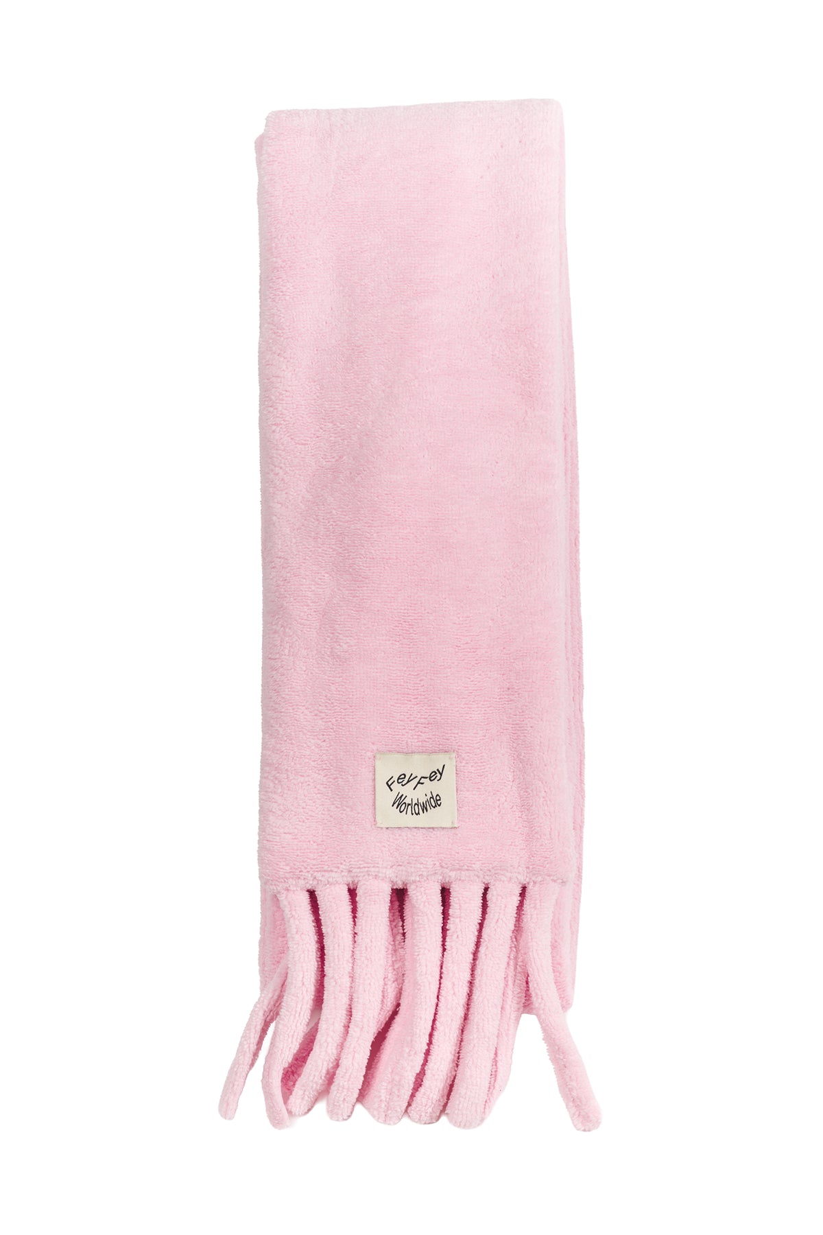 Pink Towel Scarf