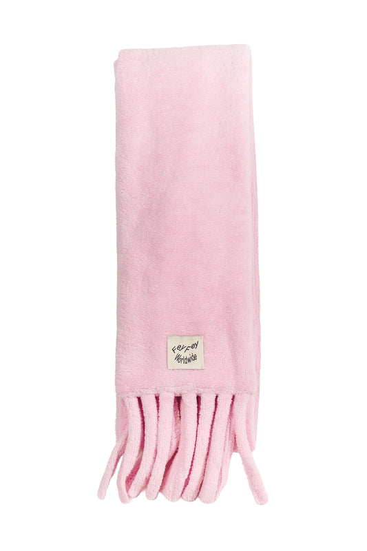 Pink Towel Scarf