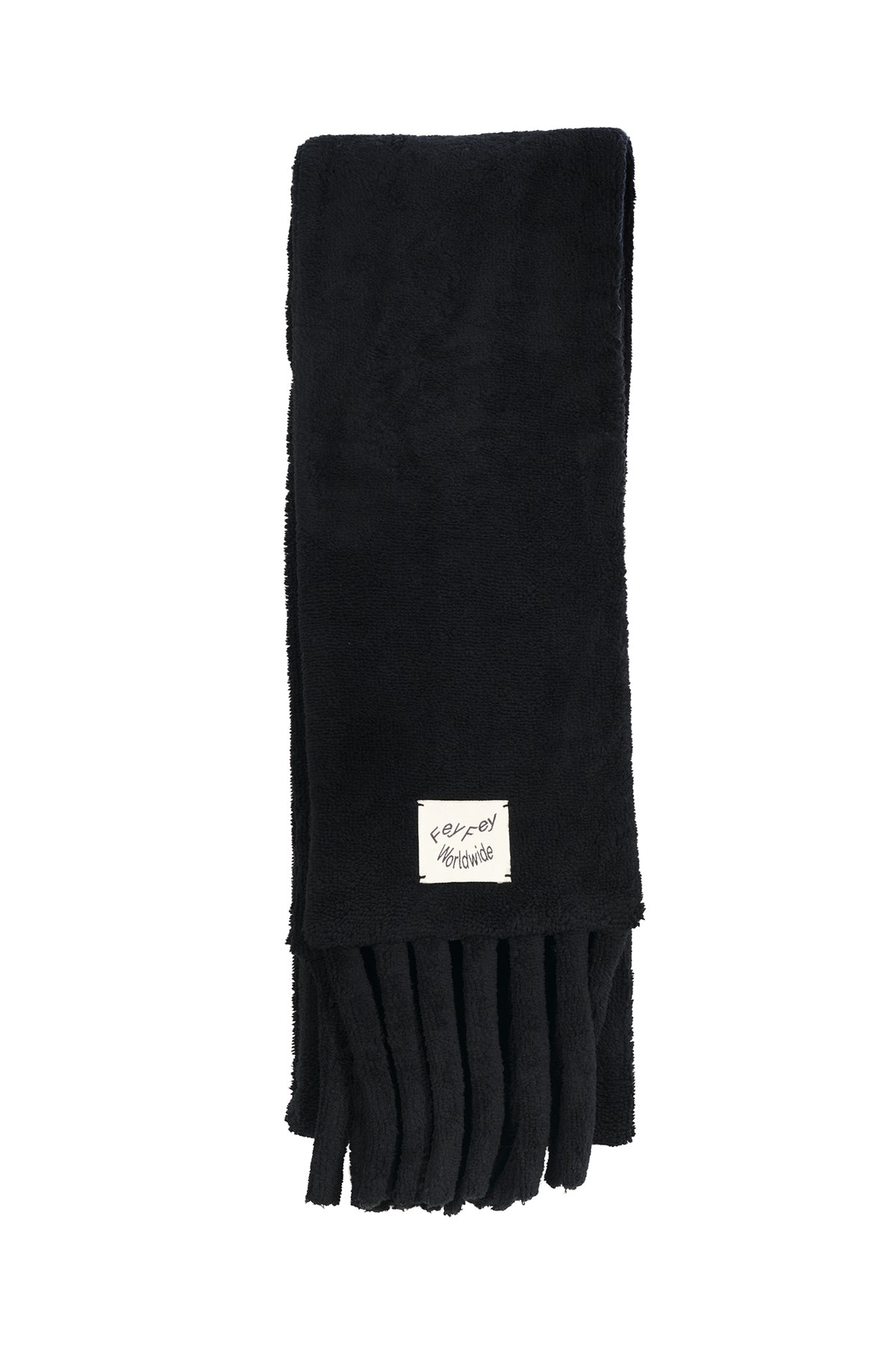 Black Towel Scarf