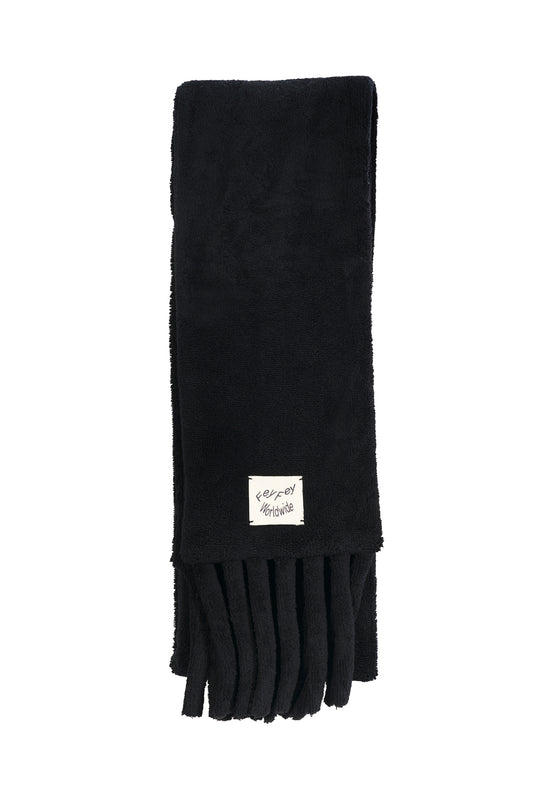 Black Towel Scarf