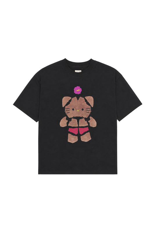 Dismantle Hello Kitty T-shirt Black