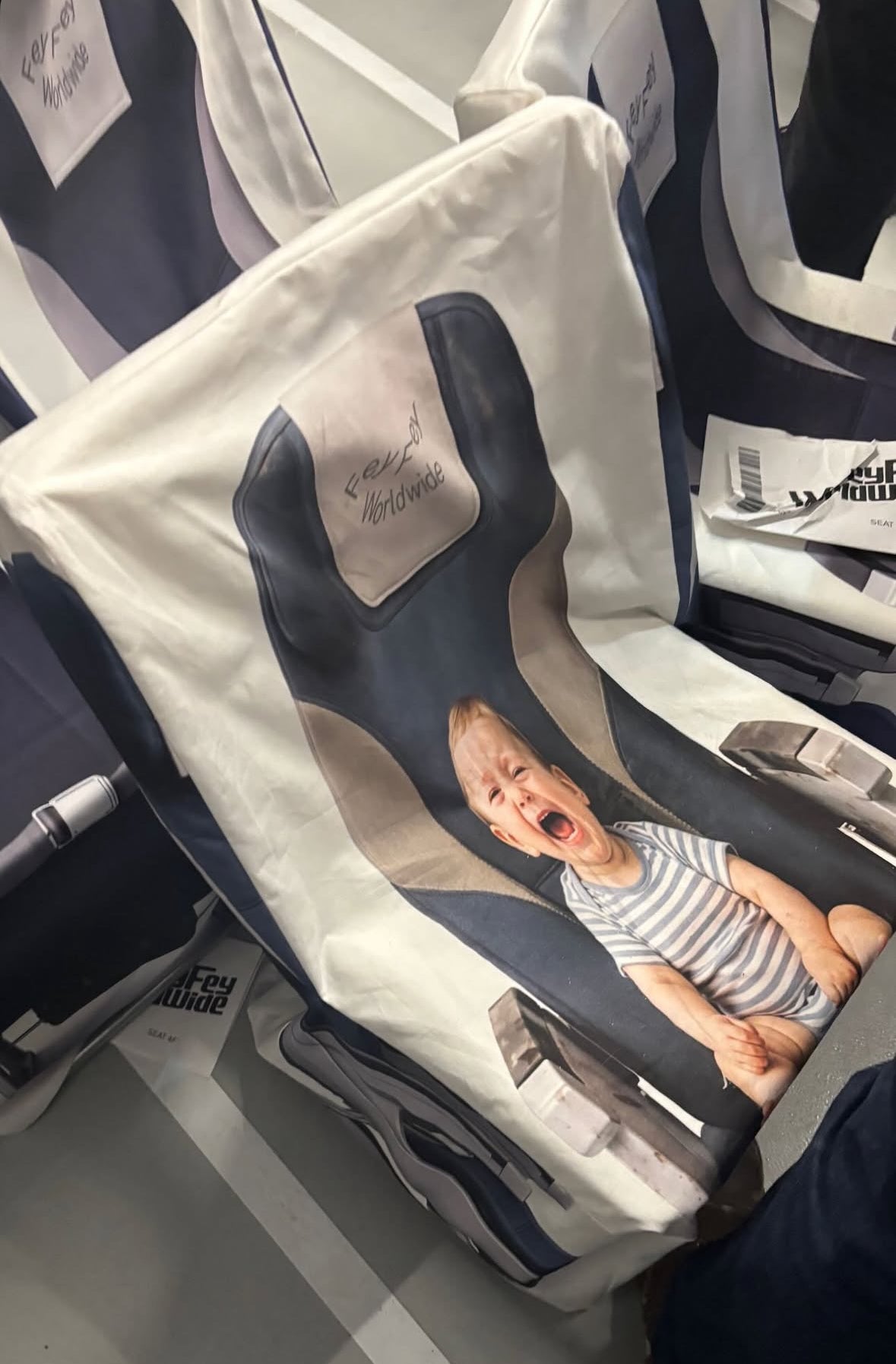 Boarding Pass Show Seat Cover
